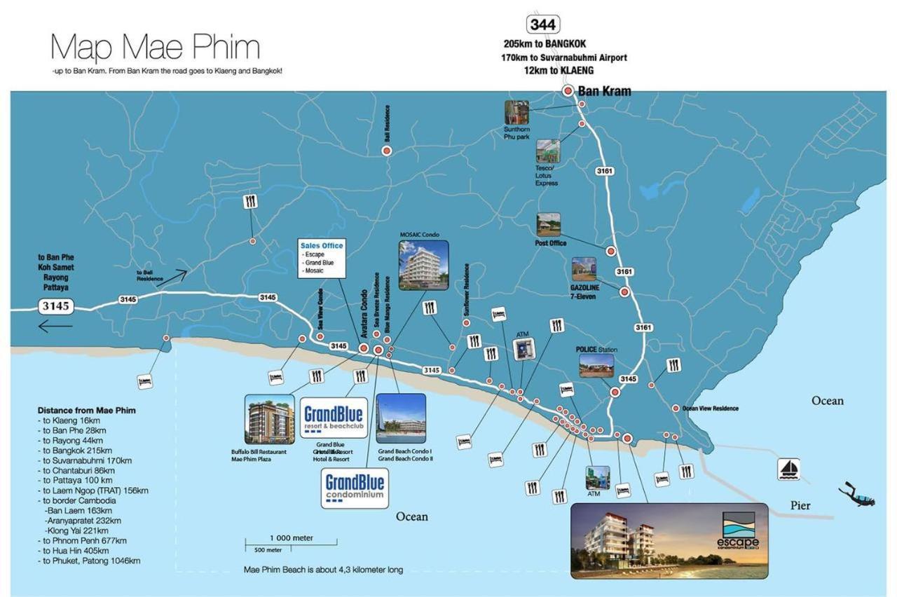Grandblue Condominium 201 Mae Phim Eksteriør billede